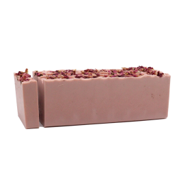 Rose & Vanilla Soap Slice